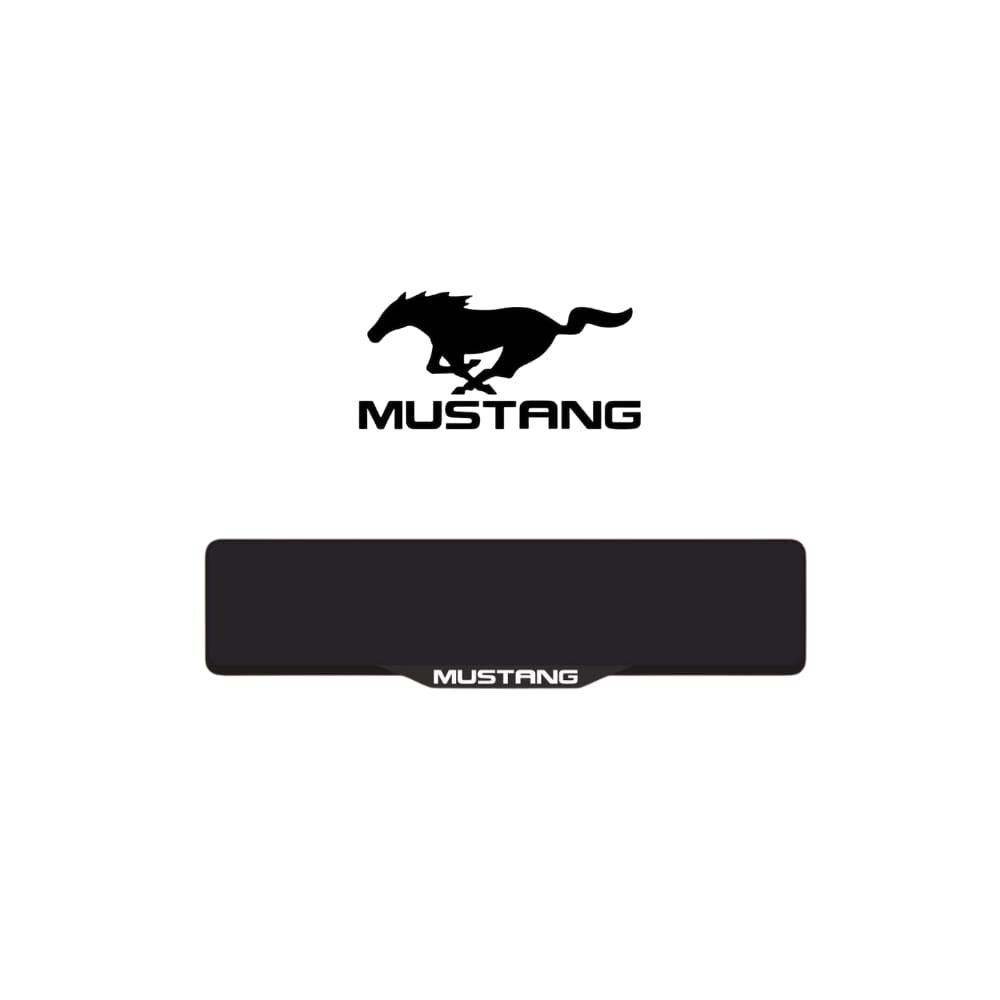 MUSTANG Car Number Plate Frame