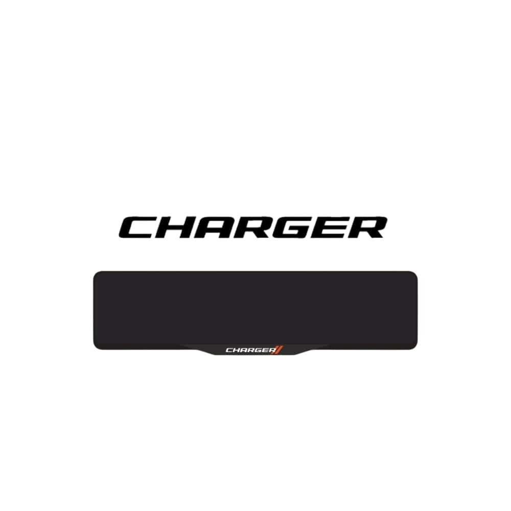 CHARGER Car Number Plate Frame
