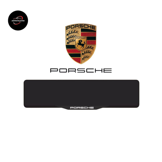 PORSCHE Car Number Plate Frame