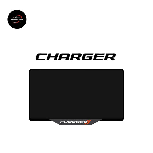 CHARGER Car Number Plate Frame